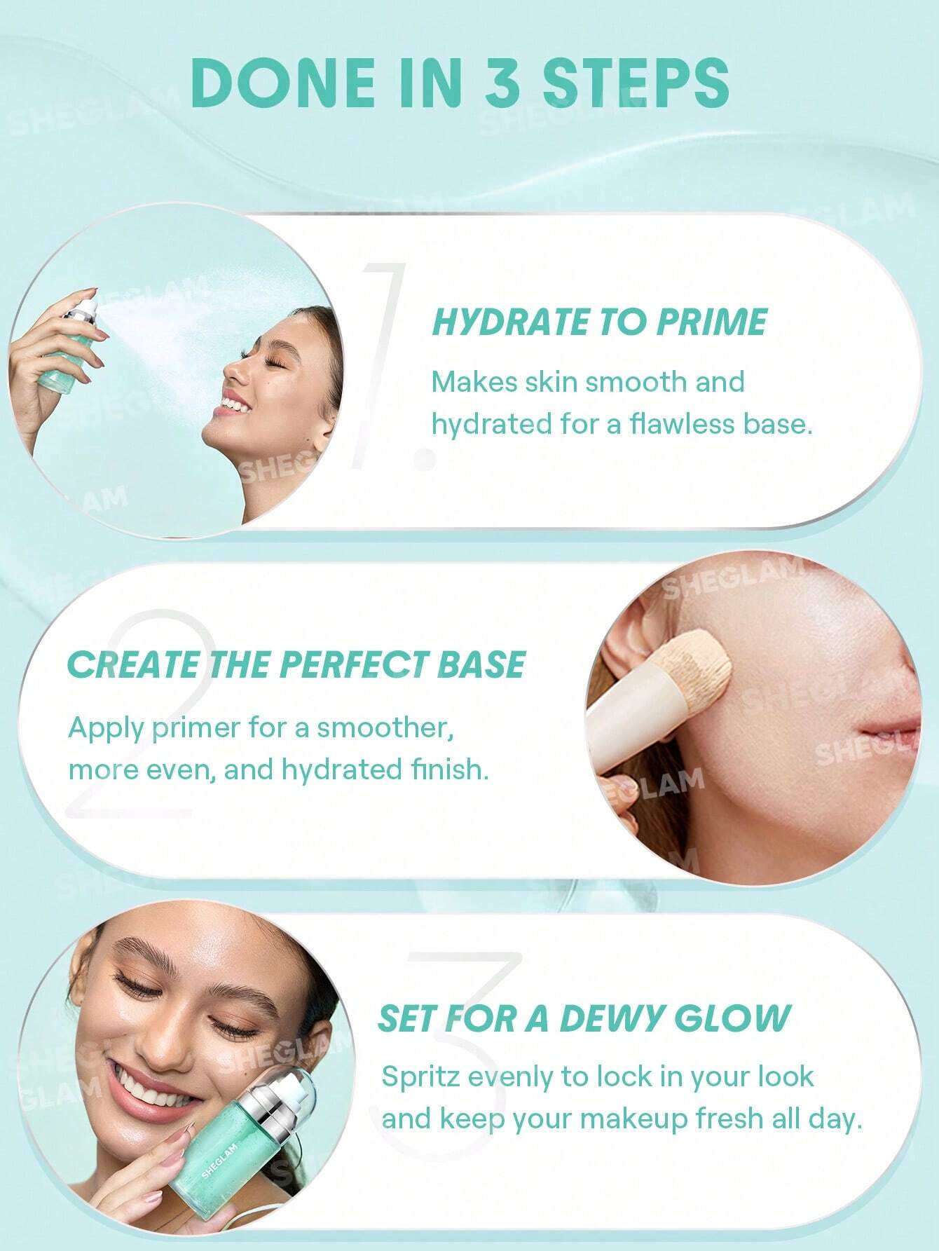 Good Grip Hydrating Prime & Set Spray | SHEGLAM